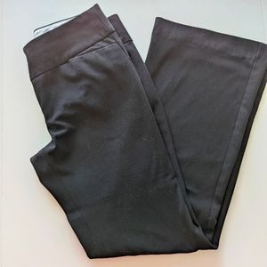 Vivienne women's black dress pants trousers with wide legs, size 8